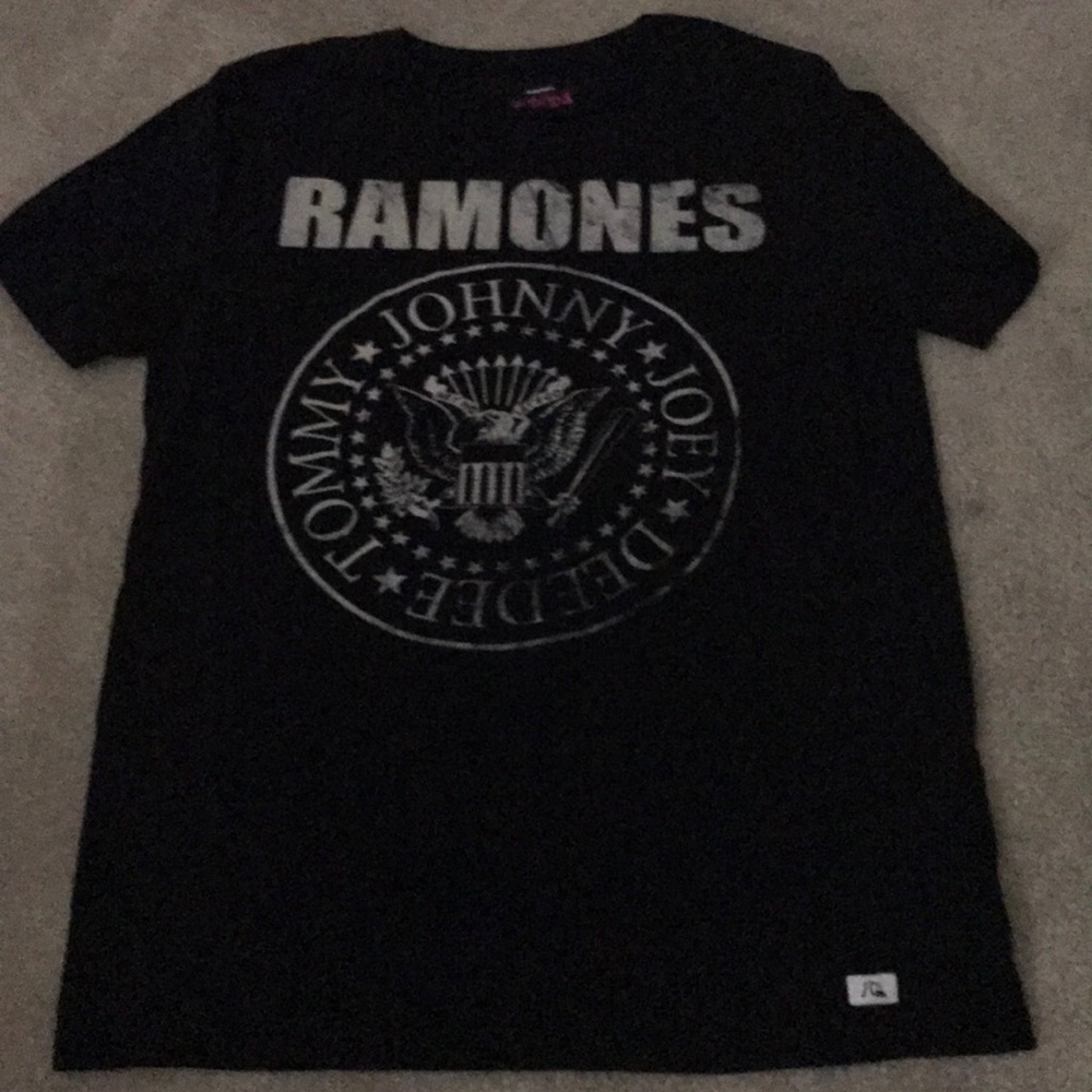 Black graphic Ramones T-shirt